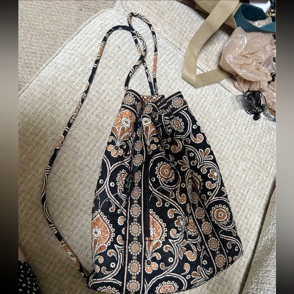 Vera Bradley drawstring backpack purse - Picture 4 of 7